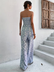 Boho Off Shoulder Sleeveless Jumpsuit Women's Clothing