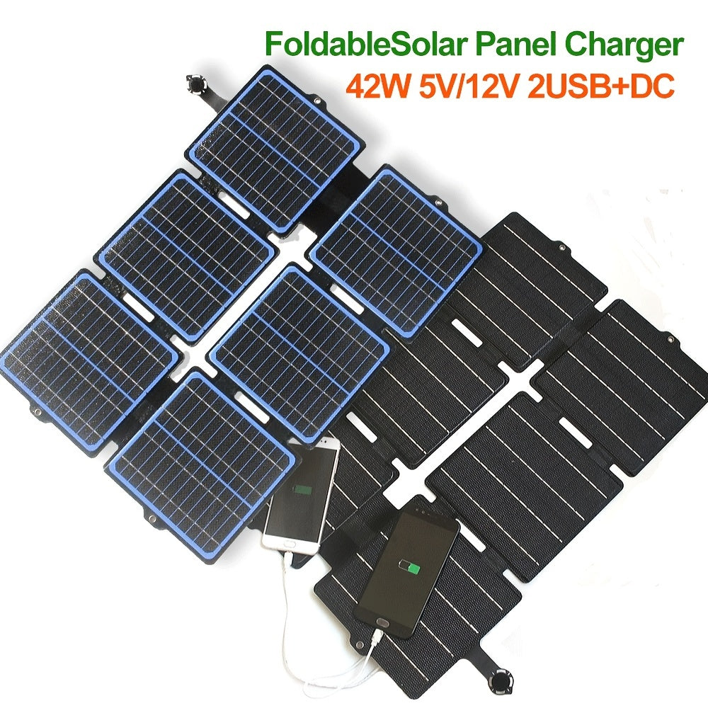 42W Foldable Solar Panel with Waterproof ETFE Technology