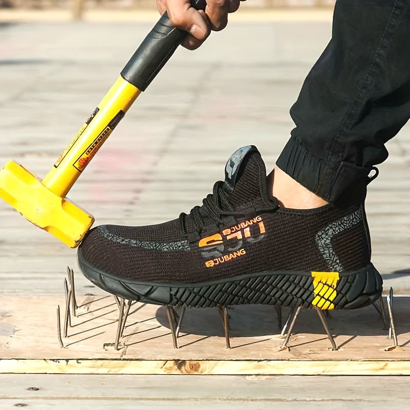 CEATSAFETV Men's Steel Toe Work Safety Shoes