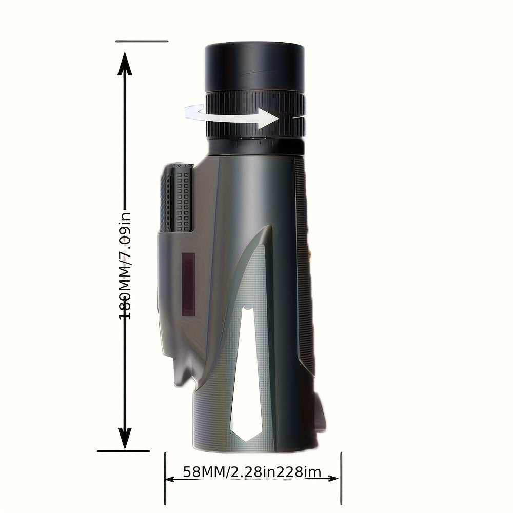 Zoomable Telescope with Tripod & Phone Holder for Single-Handed Photography