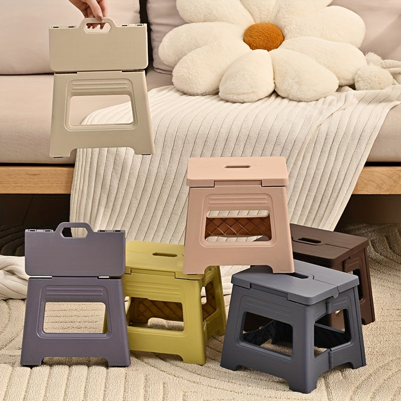 Portable Folding Stool Plastic Small Stool Home & Outdoor Use