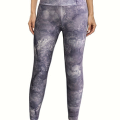 Tie Dye High Waist Tummy Control Fitness Pants Yoga Leggings