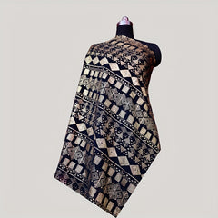 Vintage Chiffon Cape Oversized Scarf Classic Shawl Hijab Turban