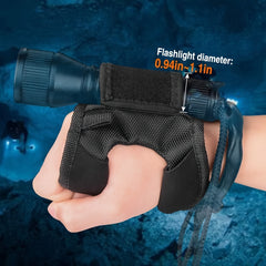 Diving Flashlight Holder for Water Sports Equipment