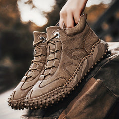 Men's Ankle Top Boots Wear resistant Non Slip Outdoor Shoes For Climbing Trekkin