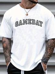 Men's Graphic Crew Neck T shirt for Summer Vacation