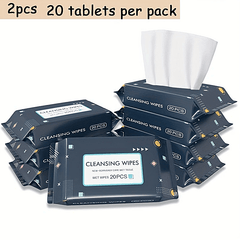 20pcs Pack Outdoor Camping Hand & Mouth Cleaning Wipes Disposable Nonwoven Wipes