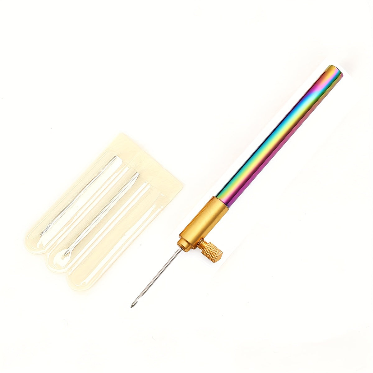 French Embroidery Crochet Kit with 3 Stainless Steel Needles