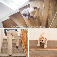 15pcs Pre Cut Non Slip Stair Treads Indoor Outdoor Adhesive Strips