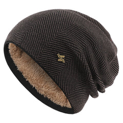 Men's Thermal Knitted Hat Winter Hair Protection