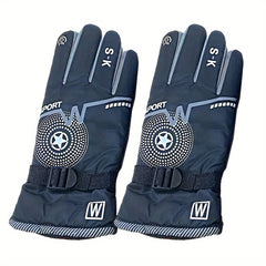 Winter Fleece Lined Waterproof Touch Screen Gloves