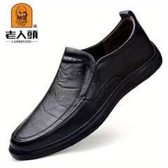 LAORENTOU Vintage Leather Dress Shoes for Wedding Business Party