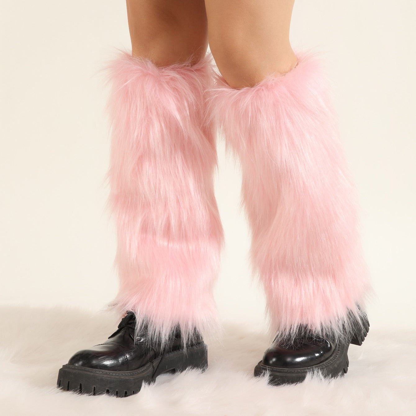 Plush Warm Knee High Leg Warmers Women's Stocking