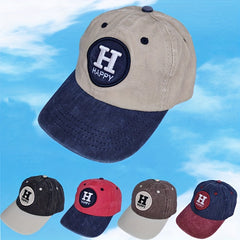 Kids H Letter Baseball Cap Water Wash Embroidered Outdoor Activity 53