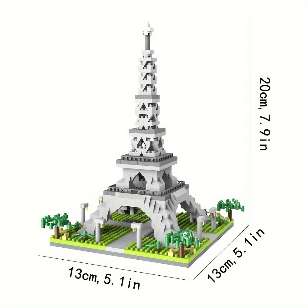 Eiffel Tower Building Blocks Toy Set for Birthday, Halloween