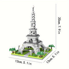 Eiffel Tower Building Blocks Toy Set for Birthday, Halloween