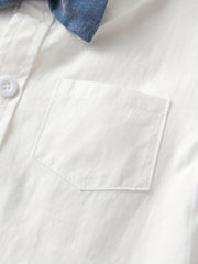 Baby Boy Gentleman Style Romper & Shorts Suit