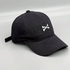 Wide Eaves Embroidered Soft Top Baseball Cap For Spring And Autumn