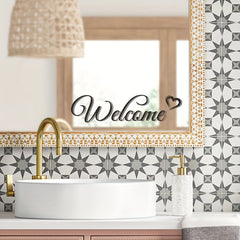 English Identification Sticker - Home Wall Mirror Decoration