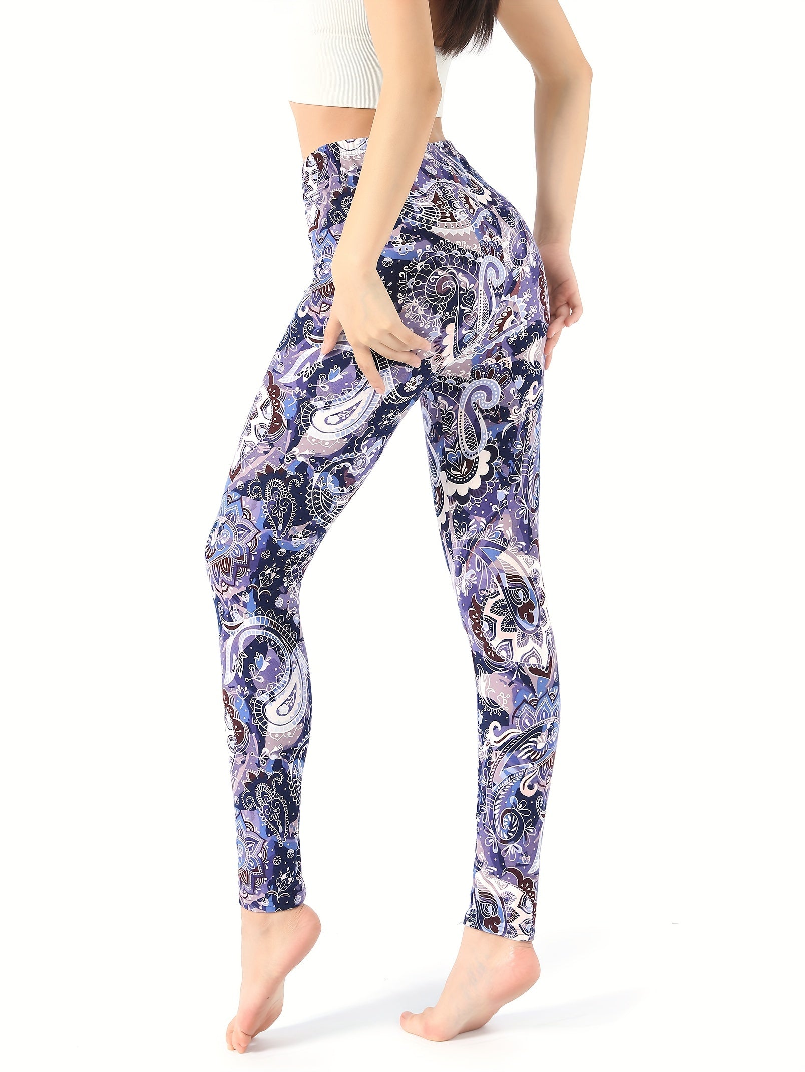 Slim Fit Yoga Tight Pants Stretchy Leggings Women's Activewear