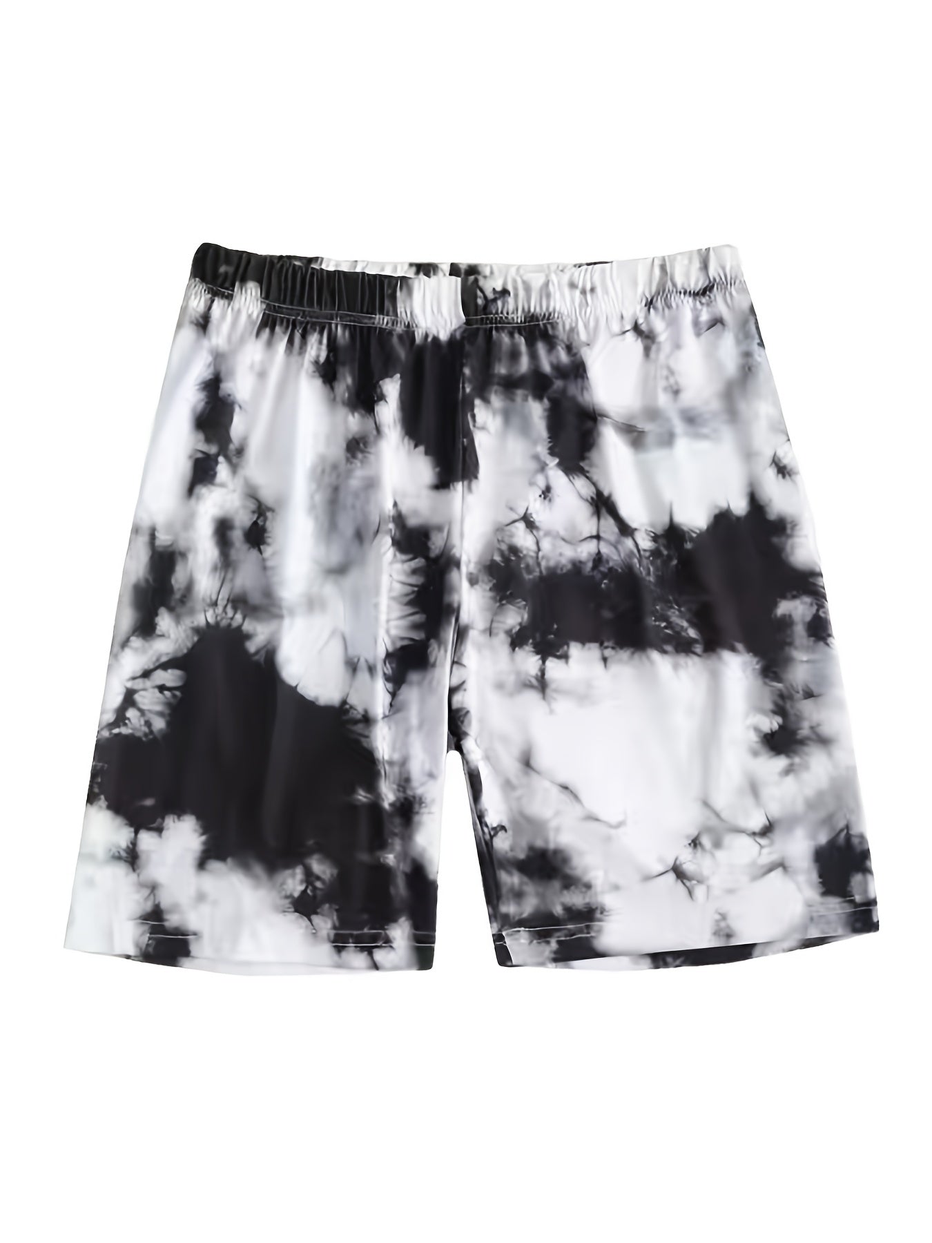 Summer Tie Dye High Waist Biker Shorts Women's Casual Slim Fit