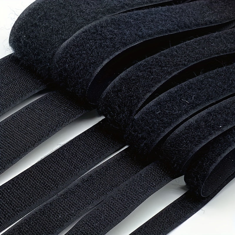 1Pair Nylon Mother Buckle Sewing Strap 0.91m Hook and Face Raw Adhesive