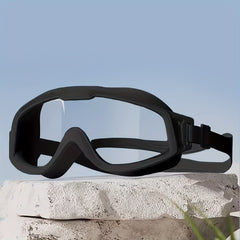 Anti-fog Waterproof Swimming Goggles PC Silicone Large Frame