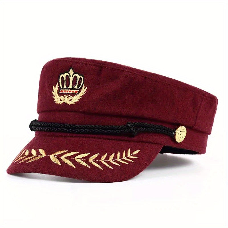 Men's Navy Beret Hat
