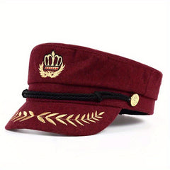 Men's Navy Beret Hat