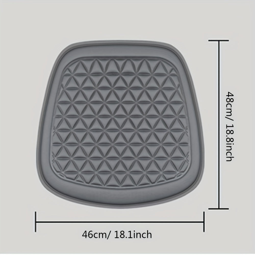 3D Car Seat Cushion Four Seasons Universal Gray red