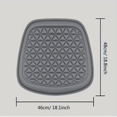 3D Car Seat Cushion Four Seasons Universal Gray red