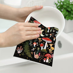 Polyester Modern Soft Dish Cloths Microfiber Kitchen Towels Set Hand Towels