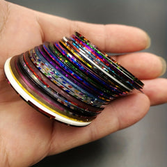 28pcs UV Shinning Tinsel Chenille Fly Tying Material 1mm x 20 Yards