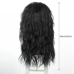 Men's 80s Rock Metal Halloween Wig Long Curly Hair