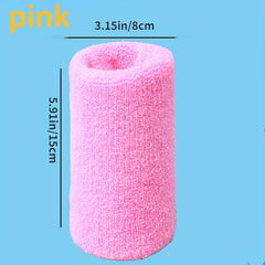 Unisex Sports Terylene Wristband - Sweat Absorbing