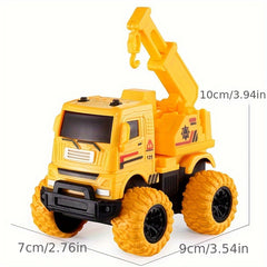 4WD Inertial Off-road Toy Car w/ Construction Machinery Design