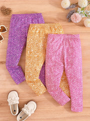 Colorful Spot Baby Girl Leggings 3pcs Set