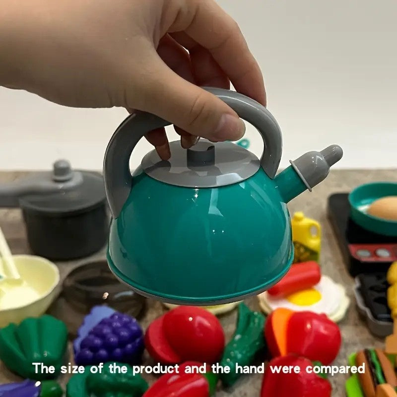 Kids' Play Kitchen Toy Set Interactive Educational Toys for Boys And Girls