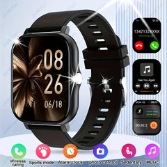 83 Inch HD Full Screen Touch Unisex Sports Smartwatch with Call Answer Function