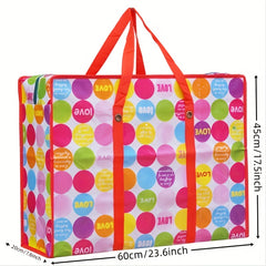 Non-Woven Moving Bag Quilt Storage Waterproof Handbag
