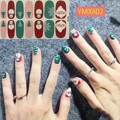 Cute Nail Stickers for Christmas Manicure - Gift for Women Girls