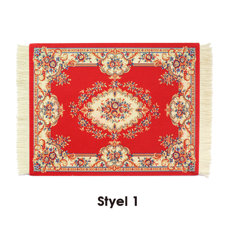 Oriental Style Rug Mouse Mat - Computer Carpet Mouse Pad