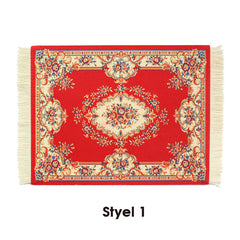 Oriental Style Rug Mouse Mat - Computer Carpet Mouse Pad