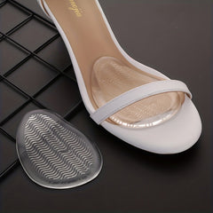 Forefoot Insert Cushion Pads Anti Slip Silicone Foot Pain Relief for Women Shoes