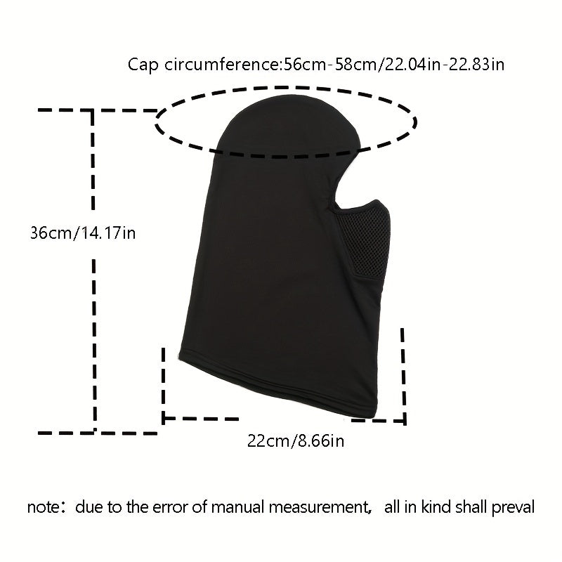 Unisex Outdoor Face Mask Mesh Balaclava Motorcycle Ski Mask