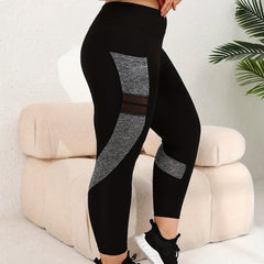 Sports Leggings Women's Plus High Rise Fitness Leggings
