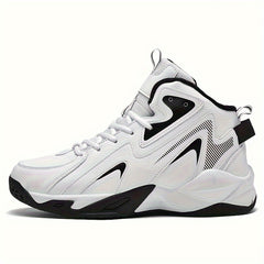 Men's Plush Lined Basketball Shoes Non Slip Sneakers
