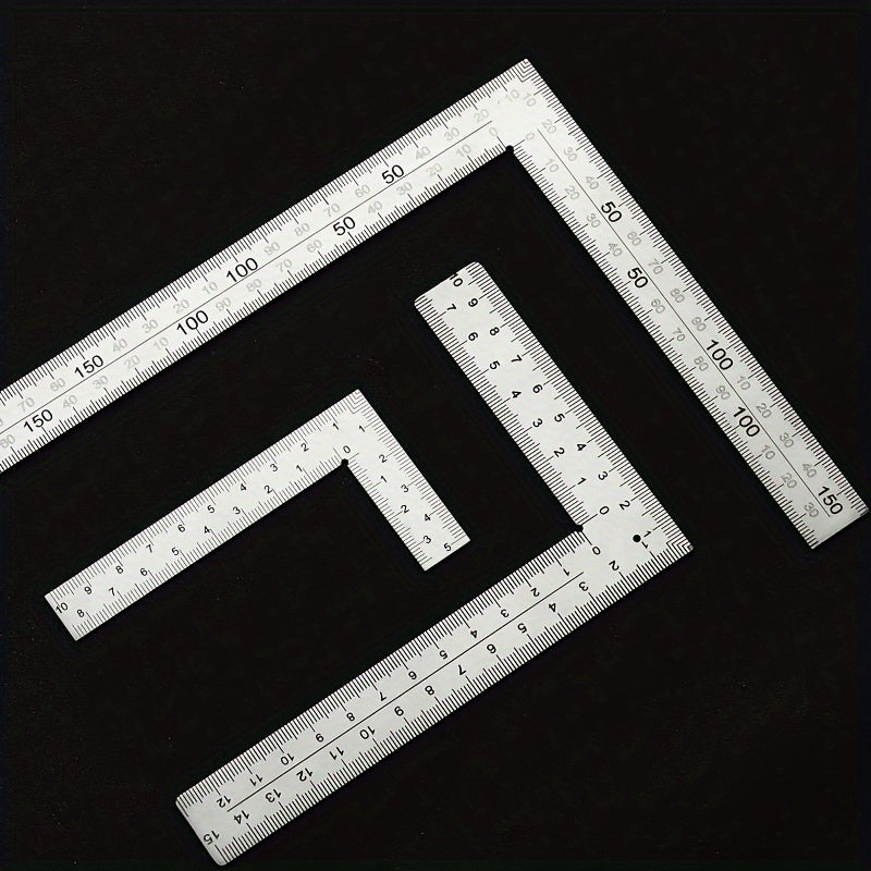 Stainless Steel L Shaped Ruler Carpenters Square Framing Measuring Tool
