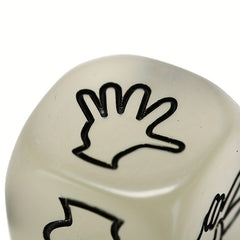 2pcs Funny Luminous Dice for Guessing Game and Drinking, Party Bar