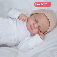 Handcrafted Reborn Youngsters Doll with 3D Painted Skin & Soft Vinyl Limbs